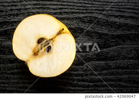 Fresh Nashi golden pear isolated on white 42069047