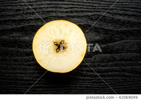 Fresh Nashi golden pear isolated on white 42069049