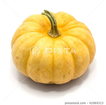 Orange pumpkin isolated on white Orange pumpkin isolated on white 42069313