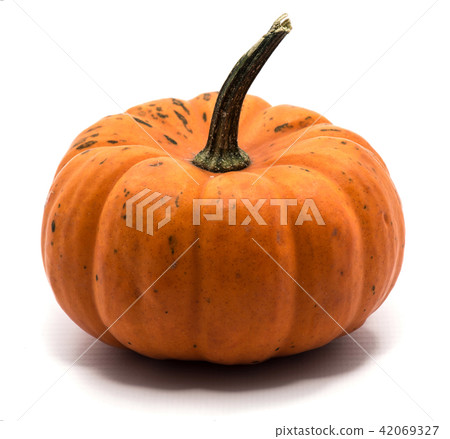 Orange pumpkin isolated on white 42069327