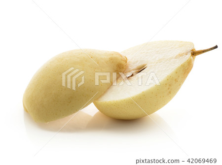 Fresh Nashi Pear isolated on white 42069469