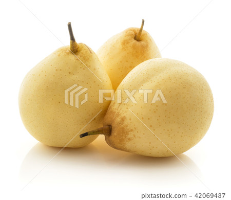 Fresh Nashi Pear isolated on white 42069487