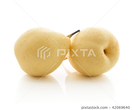 Fresh Nashi Pear isolated on white 42069640
