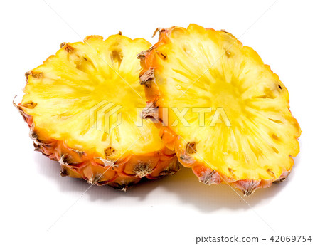 Fresh pineapple isolated on white 42069754