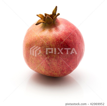 Fresh pomegranate isolated on white 42069952