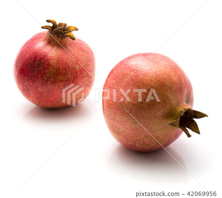 Fresh pomegranate isolated on white 42069956