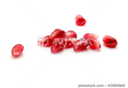 Fresh pomegranate isolated on white 42069960