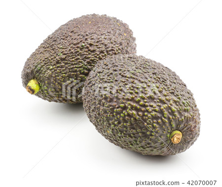 Fresh purple avocado isolated on white Fresh purple avocado isolated on white 42070007