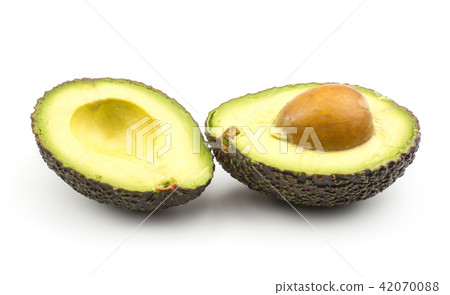 Fresh purple avocado isolated on white 42070088
