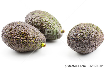 Fresh purple avocado isolated on white 42070104