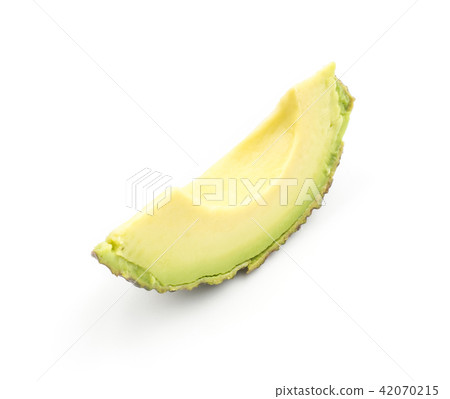Fresh purple avocado isolated on white Fresh purple avocado isolated on white 42070215