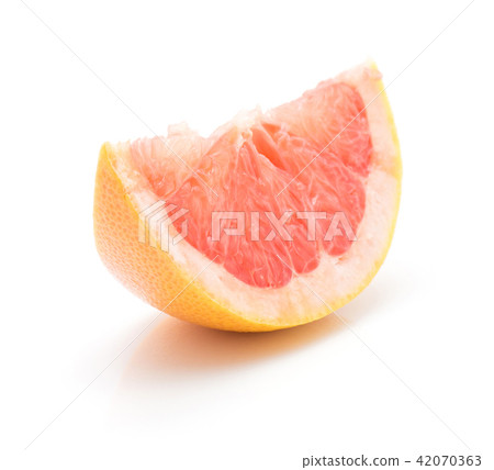 Red grapefruit isolated on white 42070363