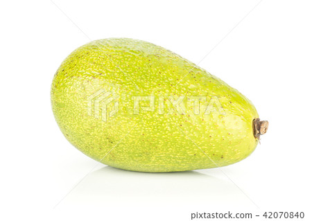 fresh Raw smooth avocado isolated on white fresh Raw smooth avocado isolated on white 42070840
