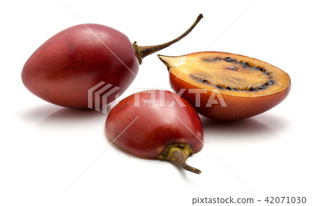 Fresh raw tamarillo isolated on white Fresh raw tamarillo isolated on white 42071030