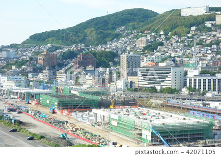 Nagasaki station under redevelopment 42071105