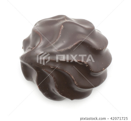 Chocolate Zephyr circle isolated 42071725