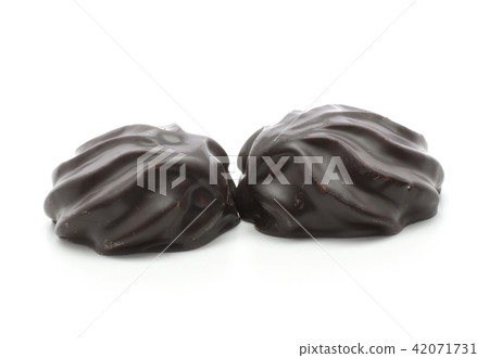 Chocolate Zephyr circle isolated 42071731