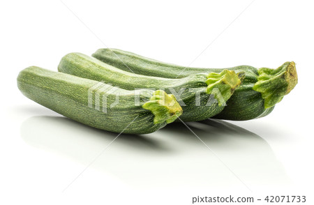 Fresh Zucchini isolated on white 42071733