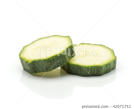 Fresh Zucchini isolated on white 42071752