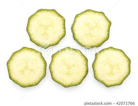 Fresh Zucchini isolated on white Fresh Zucchini isolated on white 42071766