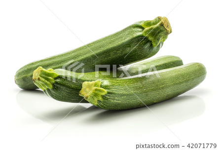 Fresh Zucchini isolated on white Fresh Zucchini isolated on white 42071779