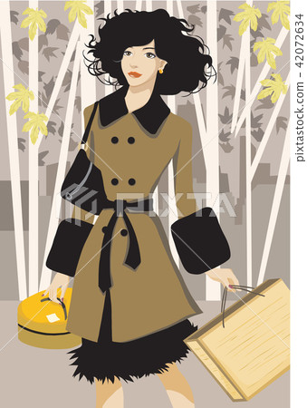 Illustration, autumn image Illustration, autumn image 42072634