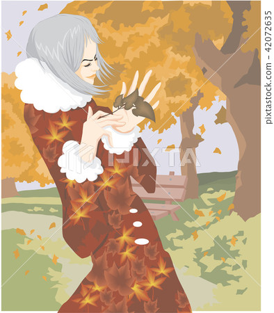 Illustration, autumn image 42072635