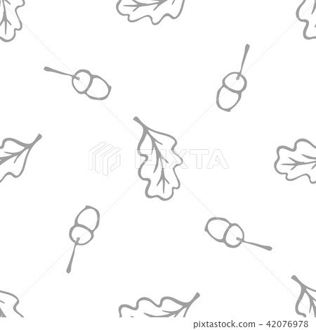 Autumn vector seamless pattern. 42076978