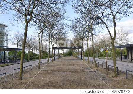 New Town in the UK: the streets of Milton Keynes New Town in the UK: the streets of Milton Keynes 42078280