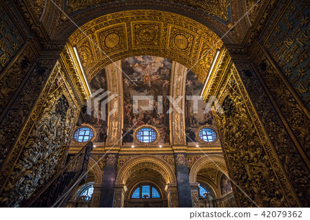 Interior of St John's Cathedral, Valletta, Malta 42079362