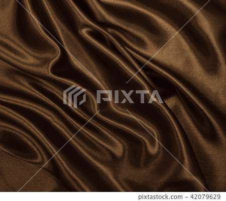 Smooth elegant brown silk or satin texture Smooth elegant brown silk or satin texture 42079629