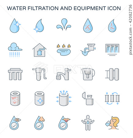 water filtration icon 42082736