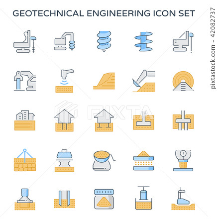 geotechnical engineering icon 42082737