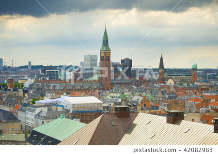 Skyline of Copenhagen Denmark 42082983