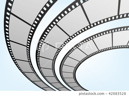 35mm film negative frame template, 3D vector element material 42083528