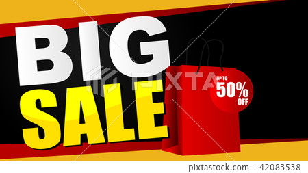 Big sale banner background. 42083538