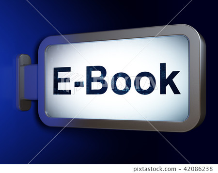 Studying concept: E-Book on billboard background 42086238
