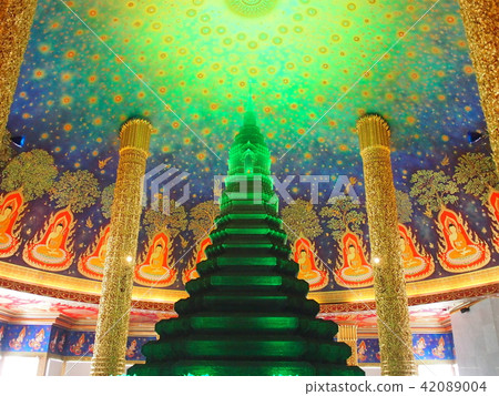 In the pagoda of Wat Pak Nam temple In the pagoda of Wat Pak Nam temple 42089004