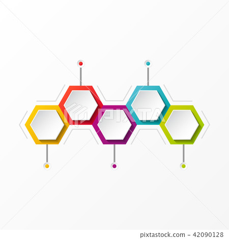 Empty timeline - concept of infographics. Vector. 42090128
