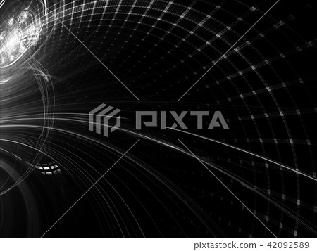 Technology background - abstract digitally generated image 42092589