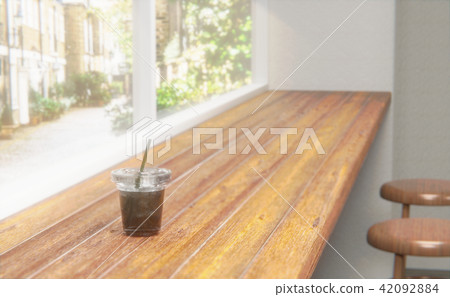 Ice Coffee Cafe Counter 42092884