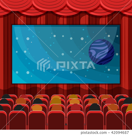 A scene of a cinema A scene of a cinema 42094687