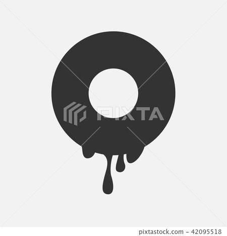 Sugar donut Vector illustration icon symbol Sugar donut Vector illustration icon symbol 42095518