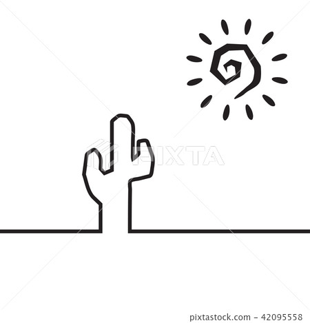 cactus vector cactus vector 42095558