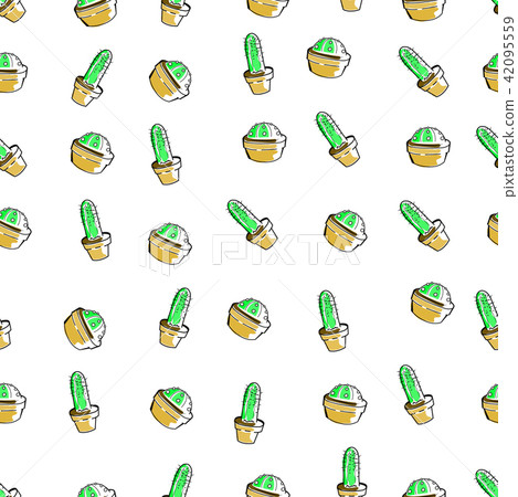 cactus vector 42095559