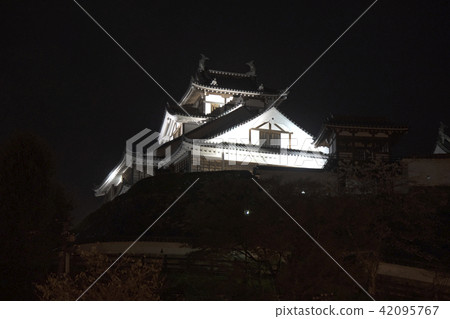 Fukuchiyama城堡恢復夜間Tempur 42095767