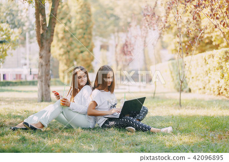 girls with a laptop 42096895
