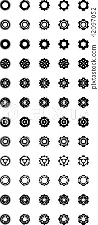 Cute Simple Patterned Owls, Night Speech Bubble 42097052