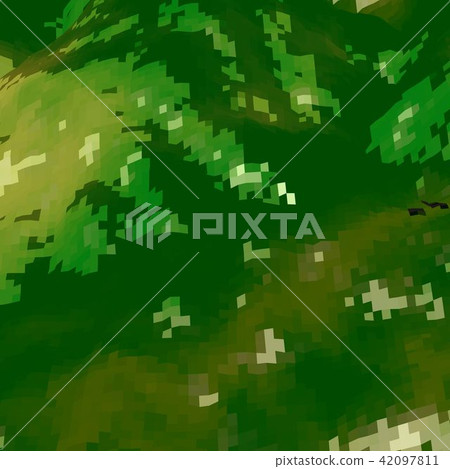 Abstract background with camouflage khaki colors and pixelated s 42097811