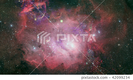 Nebula and stars in outer space. Nebula and stars in outer space. 42099234